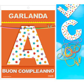 GARLAND BUON COMPLEANNO (Carton 220gr)