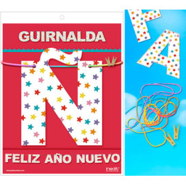 GUIRLANDE HAPPY NEW YEAR (Carte 220gr)