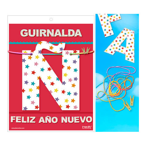 GUIRLANDE HAPPY NEW YEAR (Carte 220gr)