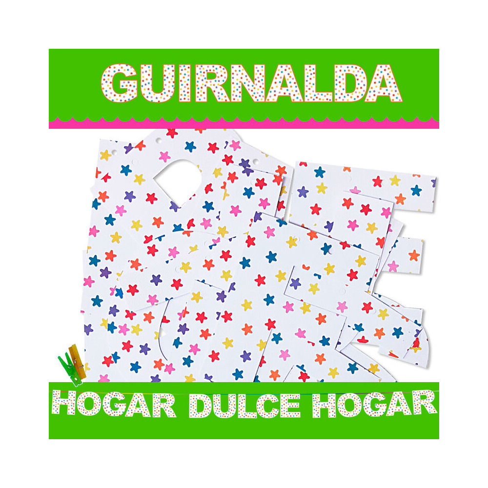 HOME GUIRLANDE SWEET HOME (Carton 220gr)