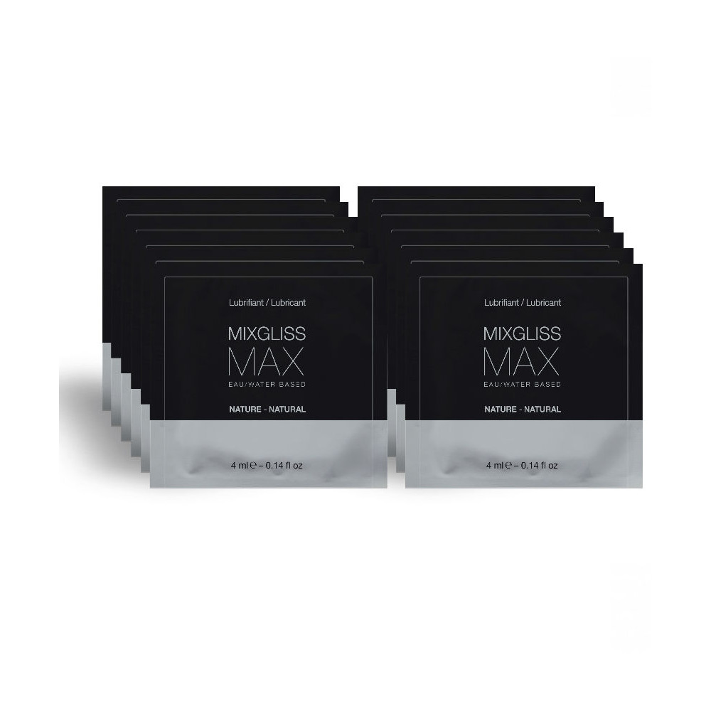 MIXGLISS MAX LUBRIFIANT PACK DILATEUR ANAL 12 DOSE UNIQUE 4ML