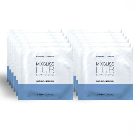 MIXGLISS LUBRIFIANT À BASE D'EAU NATURELLE 12 DOSE UNIQUE 4ML