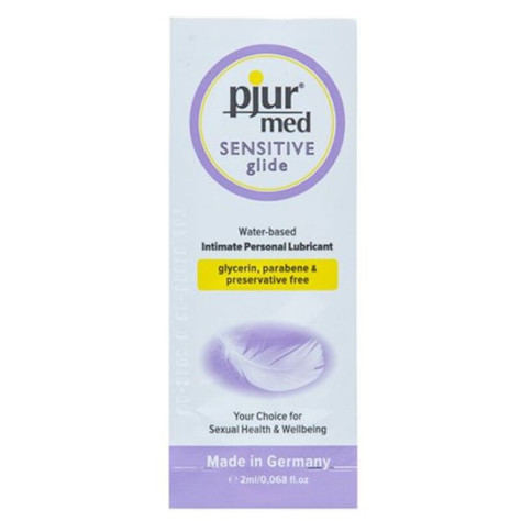 LUBRIFIANT A BASE D''EAU PJUR MED SENSITIVE GLIDE 2 ML