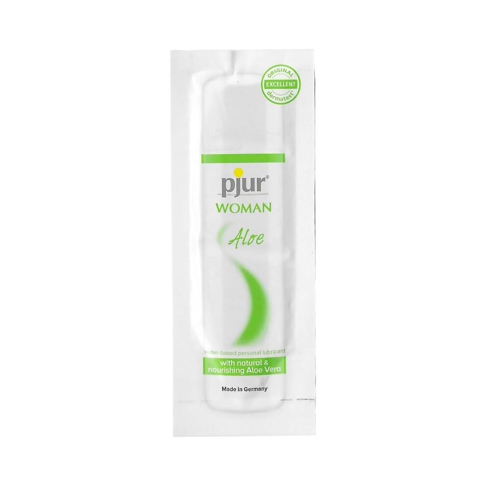 PJUR WOMAN ALOE LUBRIFIANT A BASE D''EAU 2 ML