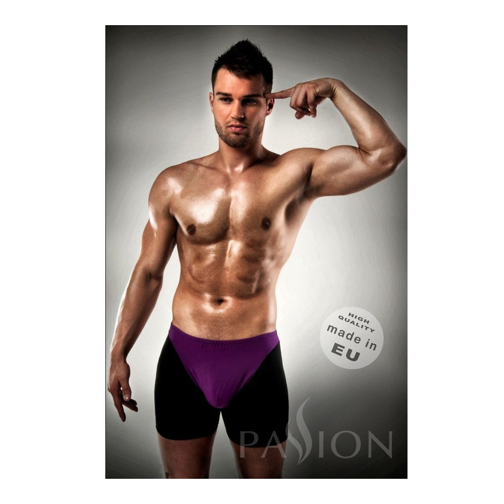 BOXER HOMME PASSION LINGER VIOLET / NOIR S / M