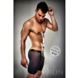 BOXER EN CUIR FETISH NOIR CLAIR PAR PASSION MEN LINGERIE. S / M