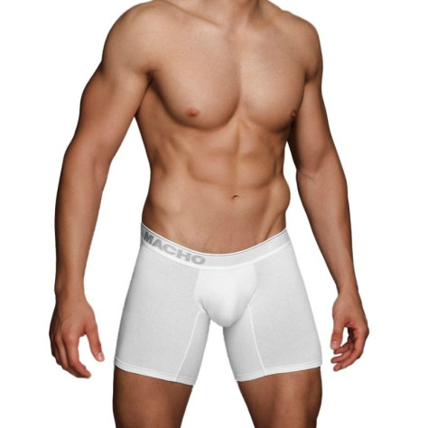 MALE - MC087 BOXER LONG BLANC TAILLE L