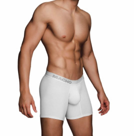 MALE - MC087 BOXER LONG BLANC TAILLE L