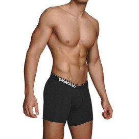 MALE - MC087 BOXER LONG NOIR TAILLE S