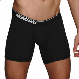 MALE - MC087 BOXER LONG NOIR TAILLE S