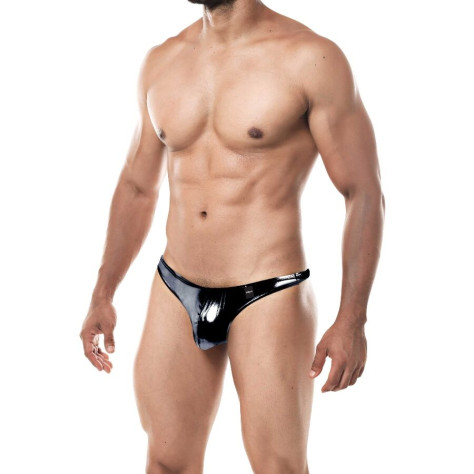 CUT4MEN - THONG PROVOCATIVE NOIR S