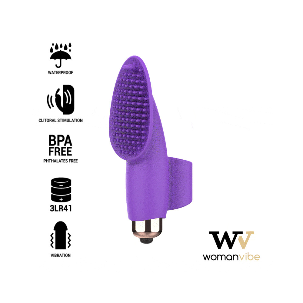 WOMANVIBE AISHA SILICONE STIMULATOR FINGER