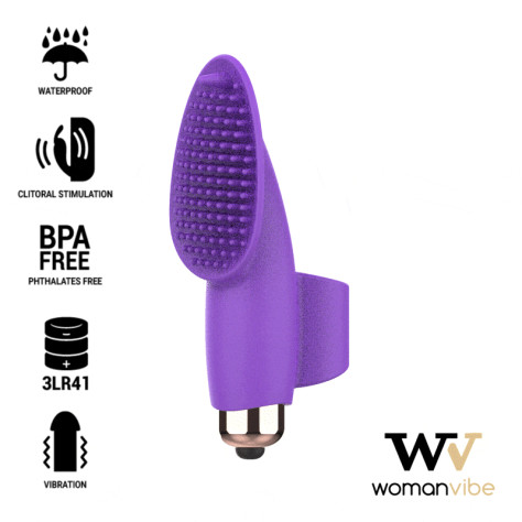 WOMANVIBE AISHA SILICONE STIMULATOR FINGER