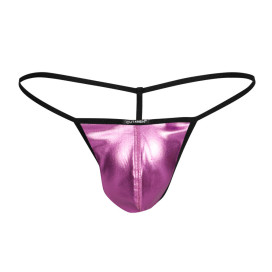 CUT4MEN - G-STRING CUIRETTE NOIR PROVOCATEUR XL