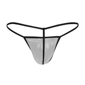 CUT4MEN - G-STRING CUIRETTE NOIR PROVOCATEUR XL