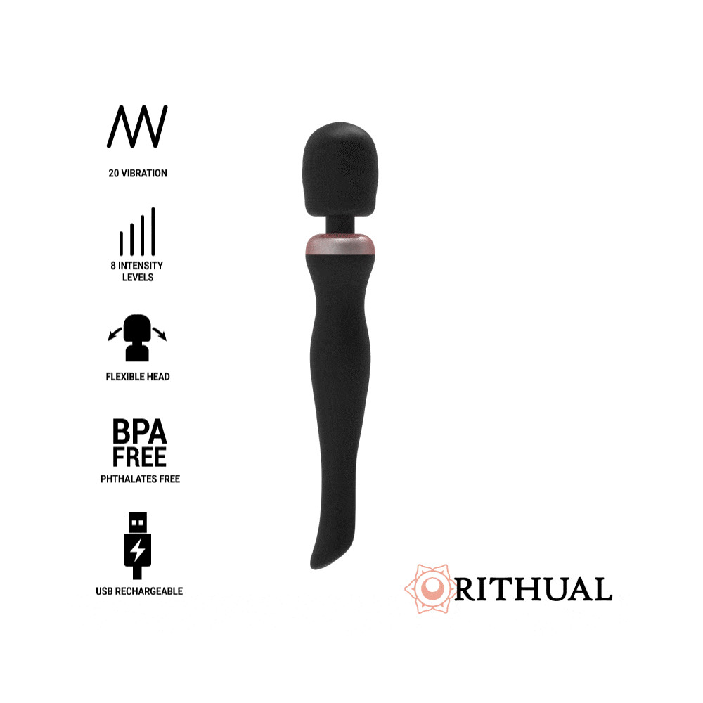 RITHUAL AKASHA WAND RECHARGEABLE 2.0 BLACK