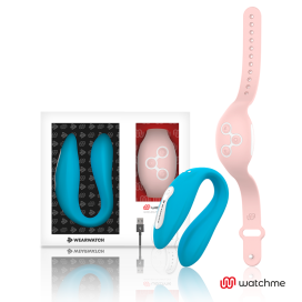 WEARWATCH TECHNOLOGIE DUAL PLEASURE WATCHME INDIGO / PINK