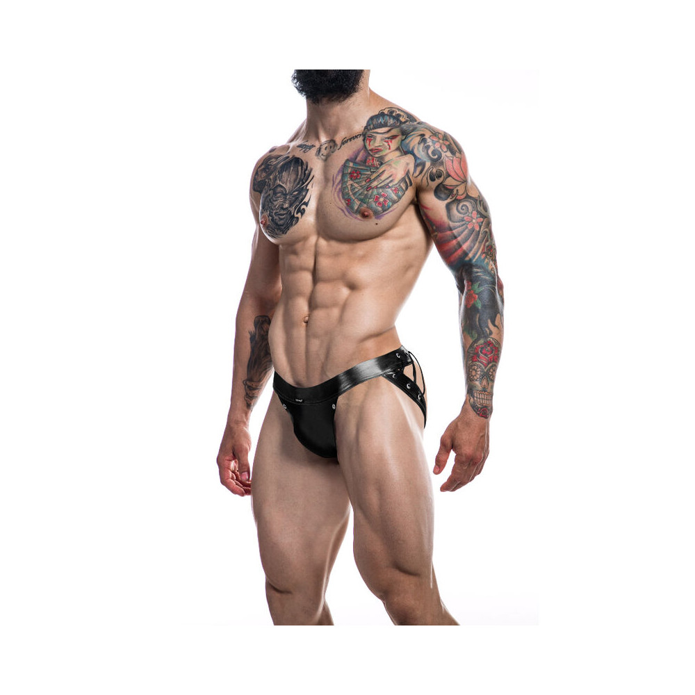 CUT4MEN - JOCKSTRAP DESIRE CUIRETTE NOIR S