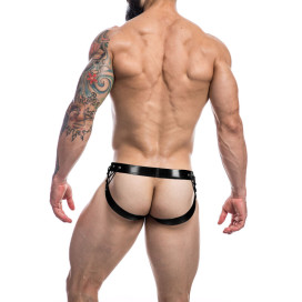 CUT4MEN - JOCKSTRAP DESIRE CUIRETTE NOIR S