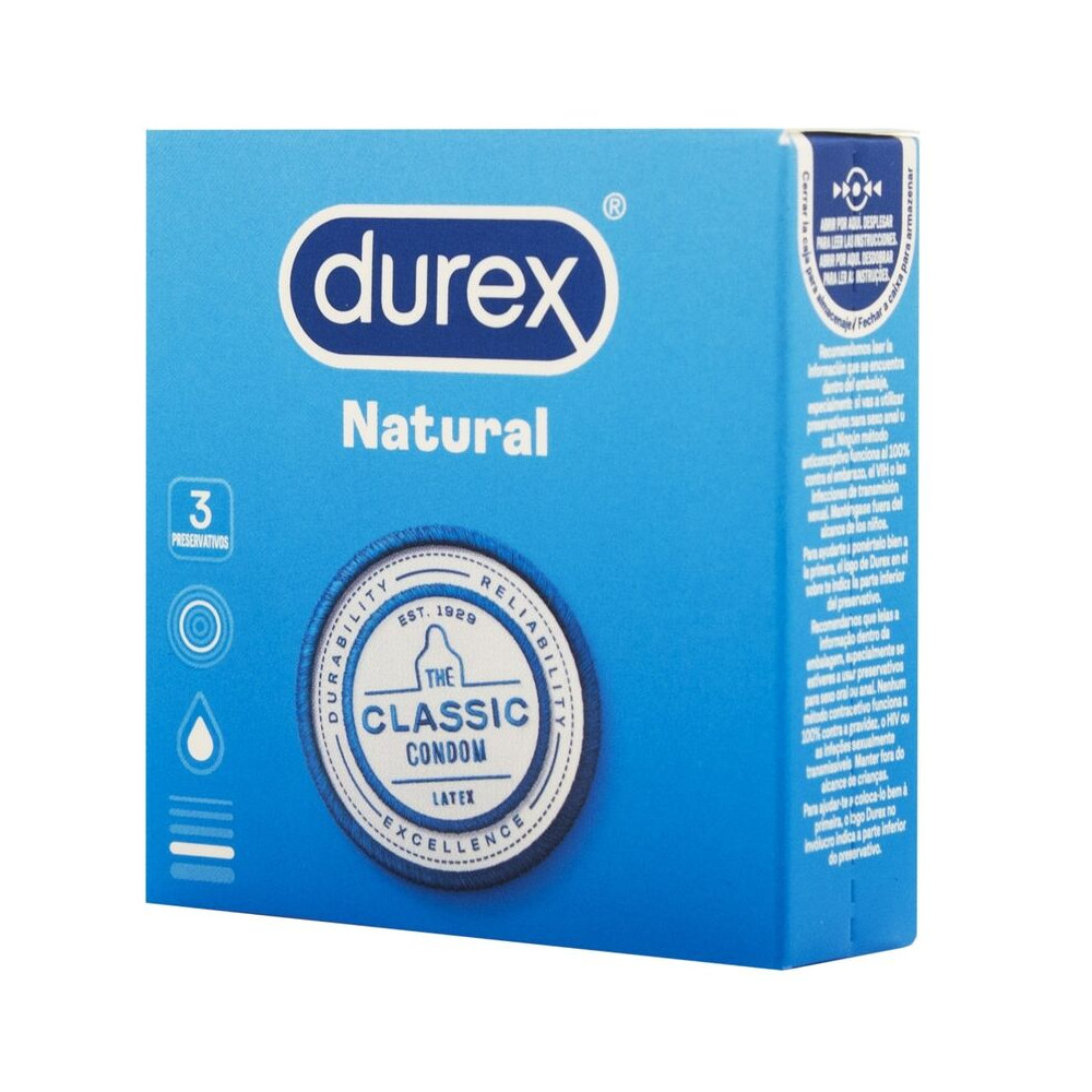 DUREX NATUREL CLASSIQUE 3 UNITÉS