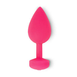 FUNTOYS GPLUG ANAL VIBRATOR RECHARGEABLE SMALL OU PINK NEON 3CM