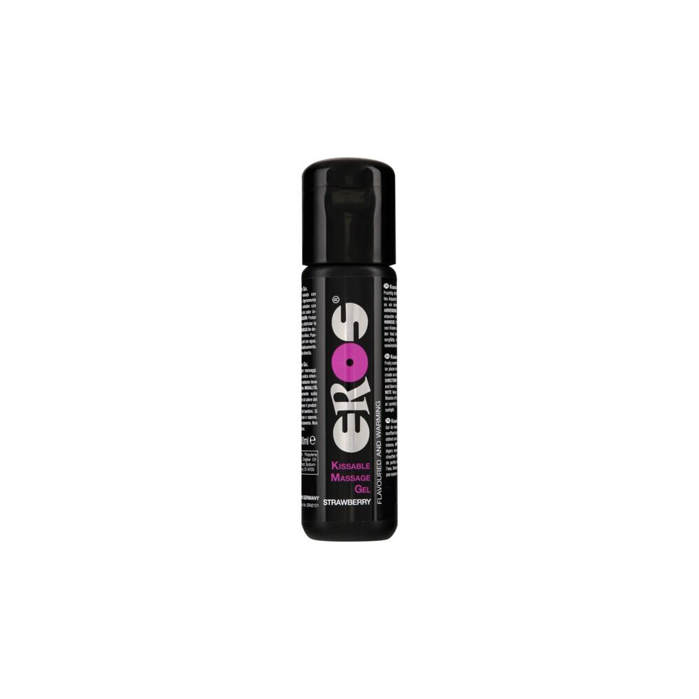 EROS KISSABLE MASSAGE GEL FRAISE CHAUFFANTE 100 ML