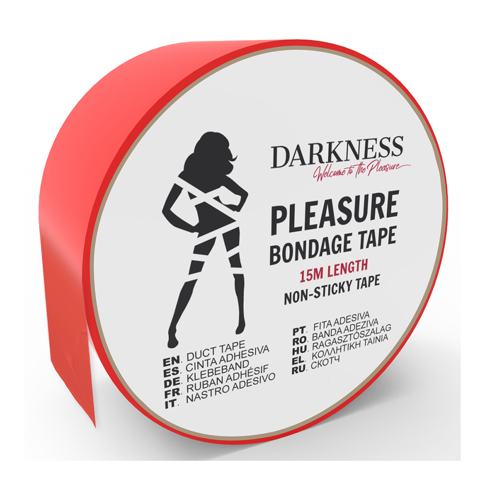 DARKNESS NON STICKY TAPE RED 15M