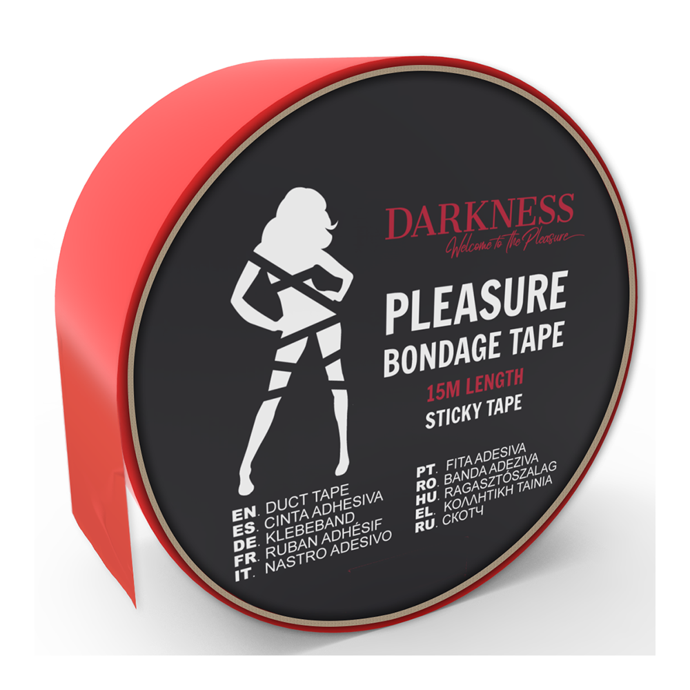 DARKNESS STICKY TAPE RED 15M