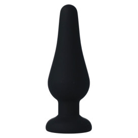 PLUG ANAL INTENSE PIPO M SILICONE NOIR 11 CM