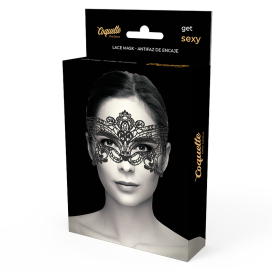 COQUETTE CHIC DESIRE DENTELLE MASQUE NOIR