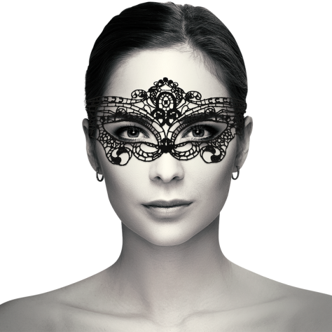 COQUETTE CHIC DESIRE DENTELLE MASQUE NOIR