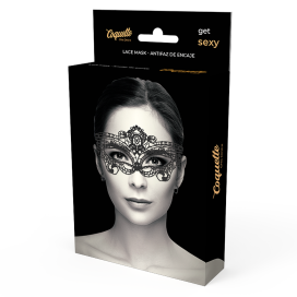 COQUETTE CHIC DESIRE DENTELLE MASQUE NOIR