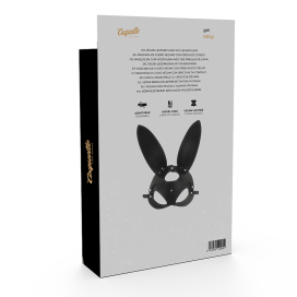 MASQUE EN CUIR VEGAN COQUETTE CHIC DESIRE AVEC OREILLES DE LAPIN