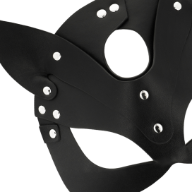 MASQUE EN CUIR VEGAN COQUETTE CHIC DESIRE AVEC OREILLES DE CHAT