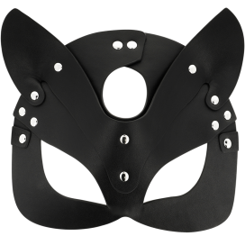 MASQUE EN CUIR VEGAN COQUETTE CHIC DESIRE AVEC OREILLES DE CHAT