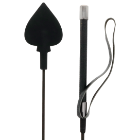 DARKNESS RIDING CROP SILICONE NOIR