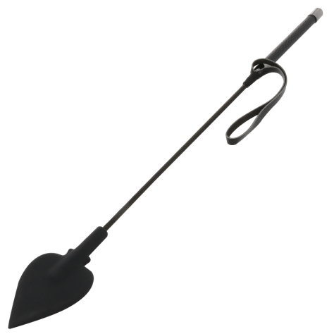 DARKNESS RIDING CROP SILICONE NOIR