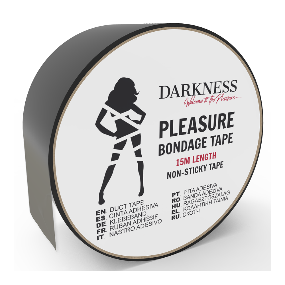 DARKNESS NON STICKY TAPE BLACK 15M