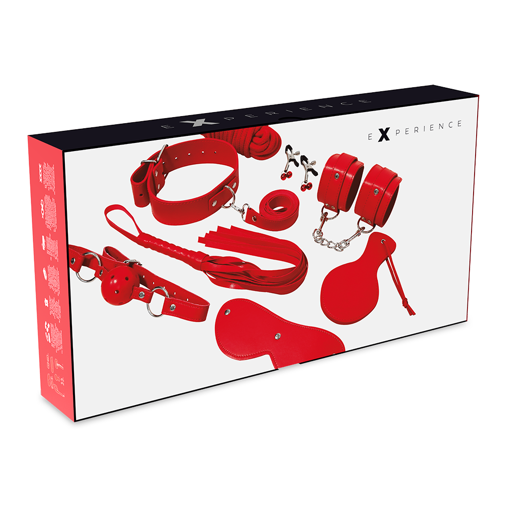 EXPERIENCE BDSM FETISH KIT RED SERIES