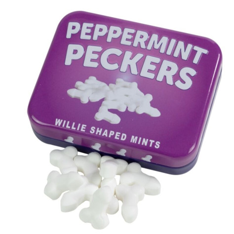 SPENCER FLEETWOOD PEPPERMINT PECKERS MENTHE EN FORME DE WILLY