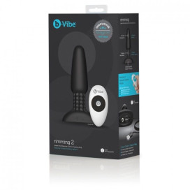 B-VIBE  RIMMING REMOTE CONTROL PLUG 2 BLACK