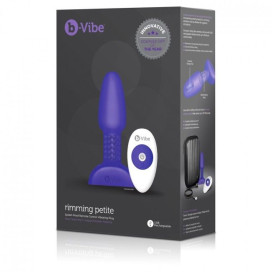 B-VIBE  RIMMING PETITE REMOTE CONTROL PLUG PURPLE