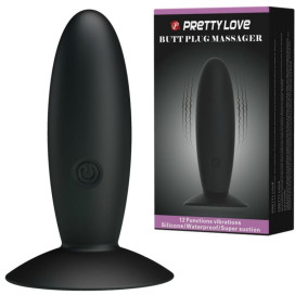 PRETTY LOVE  BOTTOM PLUG ANAL SILICONA RECARGABLE