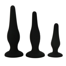 JOLI FOND - BOUCHONS EN SILICONE KIT ANAL POUR DÉBUTANT