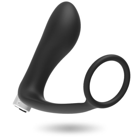 ADDICTED TOYS BLACK RECHARGEABLE PROSTHETIC VIBRATOR