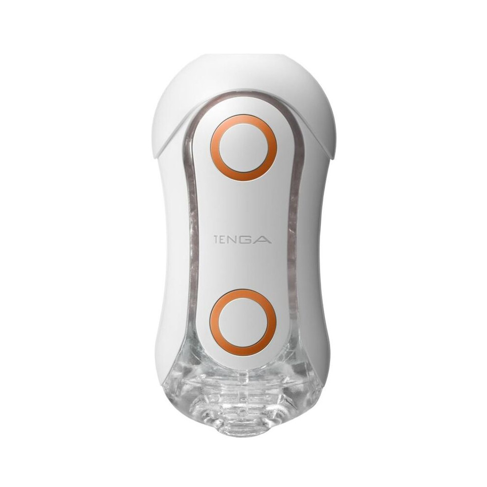 TENGA FLIP ORB STRONG MASTURBATOR BLANC ET ORANGE CRASH