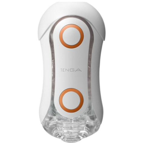 TENGA FLIP ORB STRONG MASTURBATOR BLANC ET ORANGE CRASH