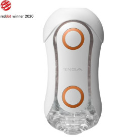 TENGA FLIP ORB STRONG MASTURBATOR BLANC ET ORANGE CRASH