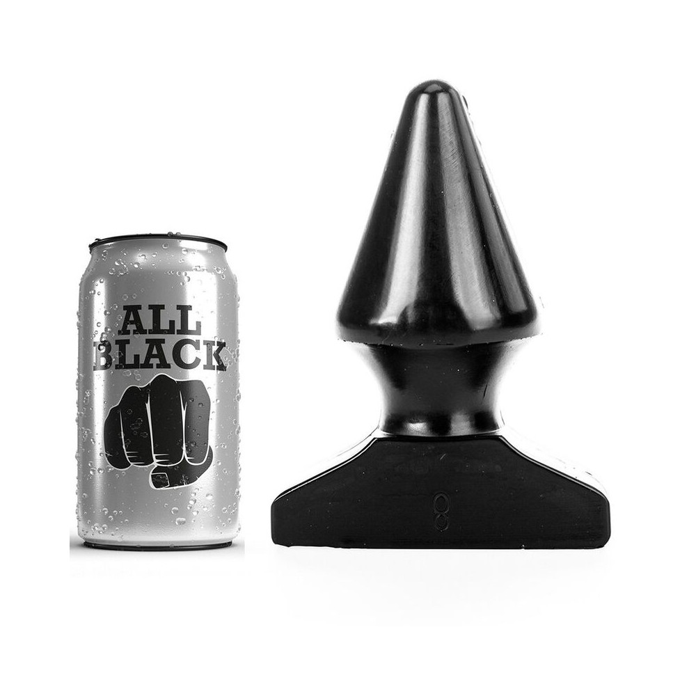 ALL BLACK ANAL PLUG 17CM