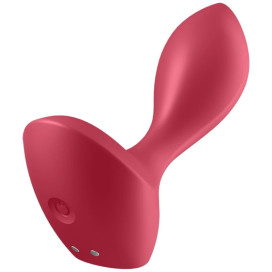 BOUCHON VIBRANT SATISFYER BACKDOOR LOVER - ROUGE